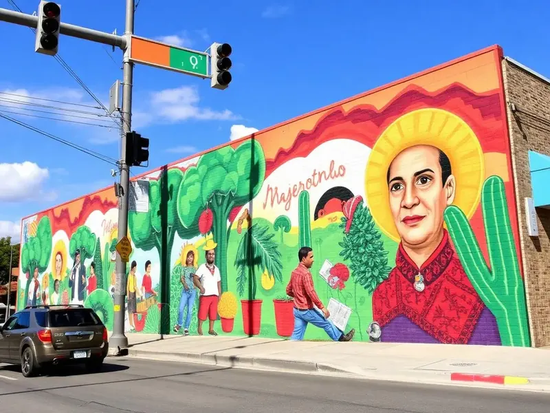 Colorful street mural (illustrative image)